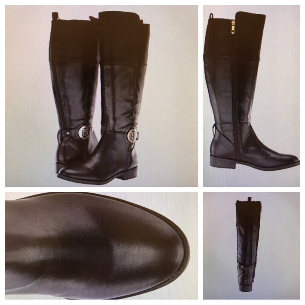 Tommy Hilfiger Idran Wide Calf Boots